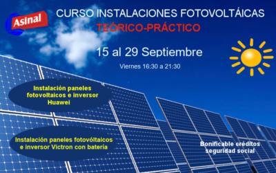Curso de instalaciones Fotovoltaicas