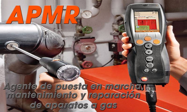 CURSO AGENTE PUESTA EN MARCHA APARATOS DE GAS