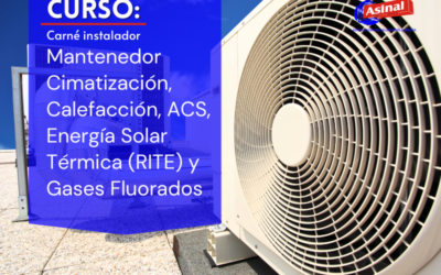 CURSO CARNÉ INSTALACIONES TÉRMICAS DE EDIFICIOS (RITE) – CARNÉ  MANIPULACIÓN GASES FLUORADOS CUALQUIER CARGA.