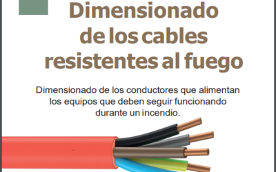 Electricidad – Guía de dimensiones de los cables resistentes al fuego